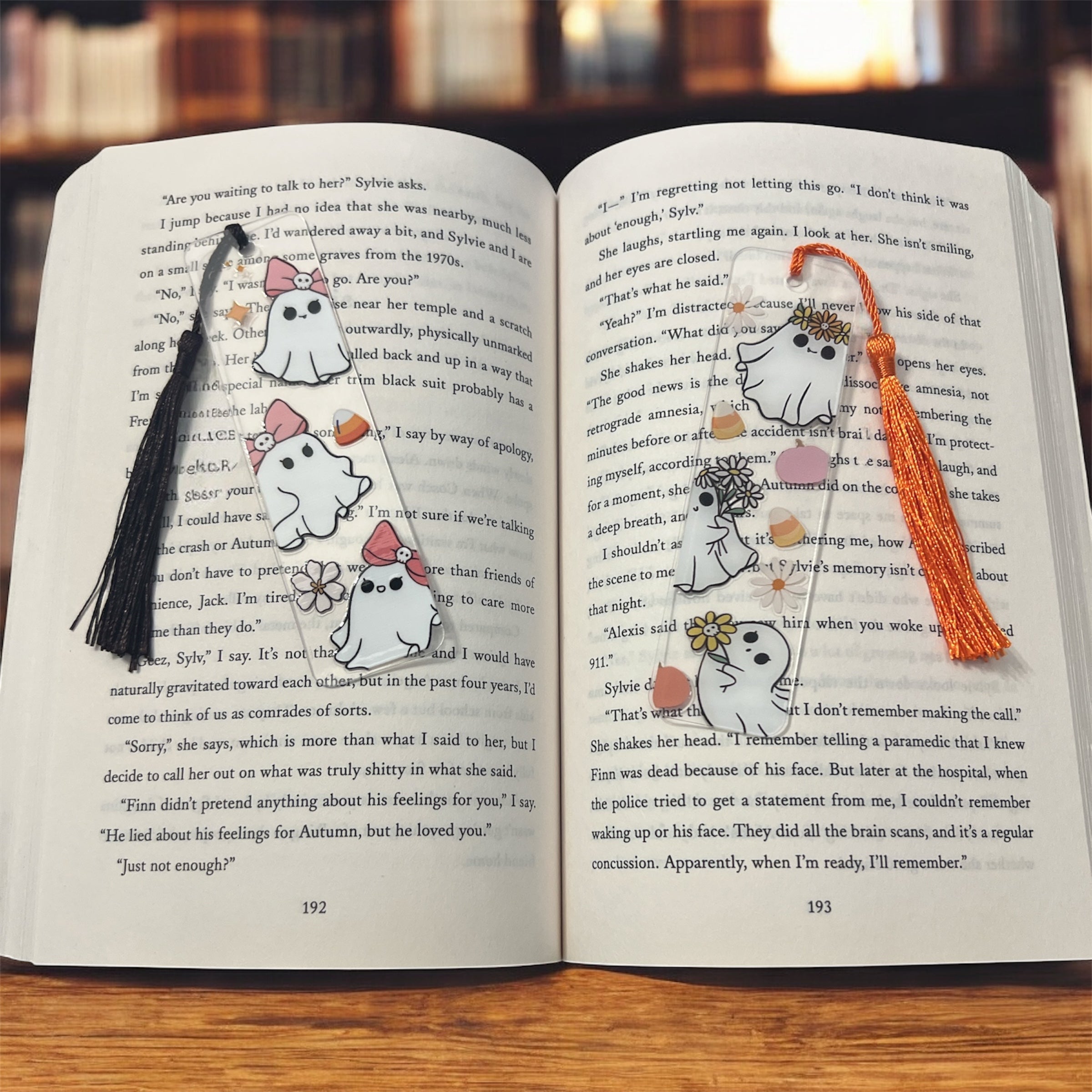 Ghosts Acrylic Bookmarks