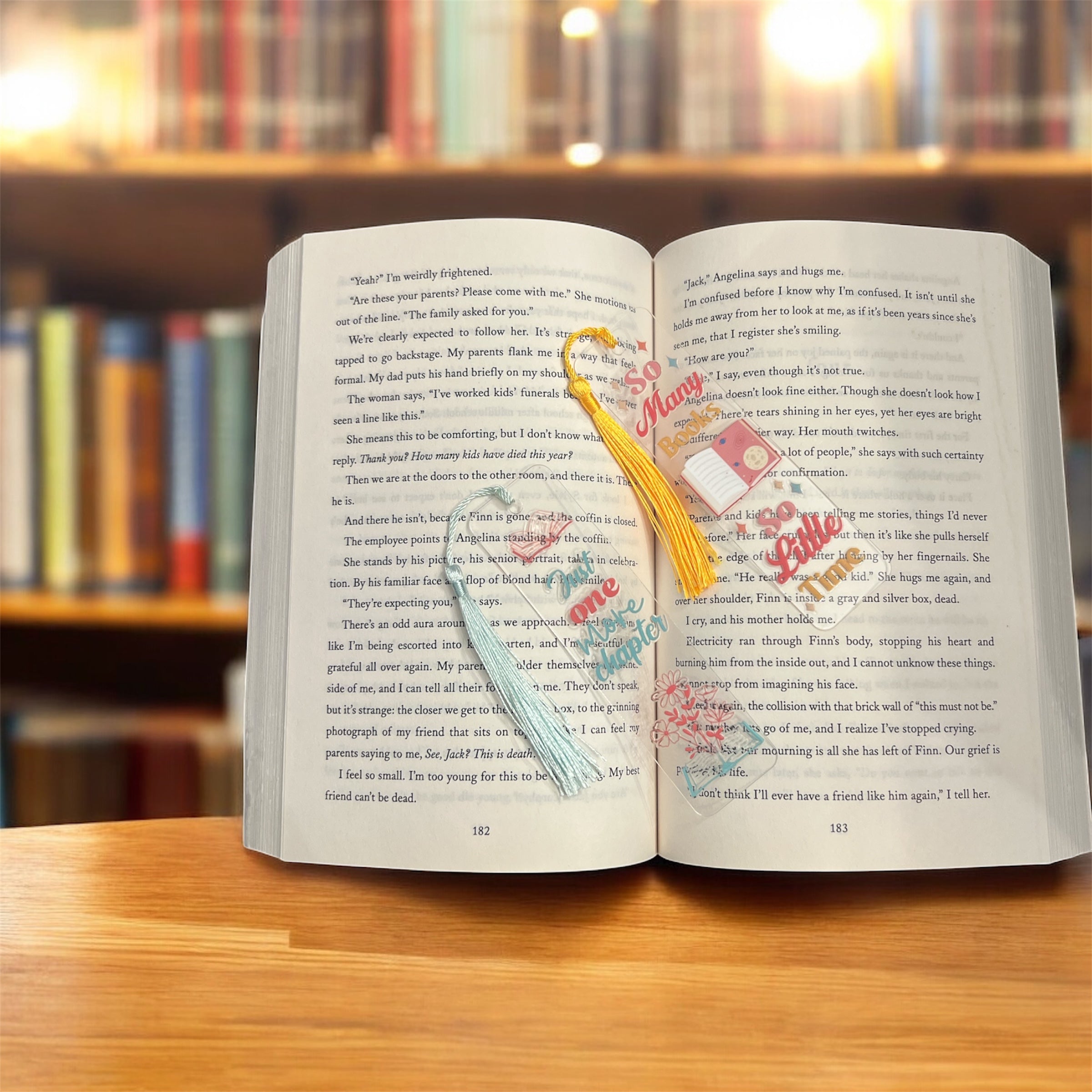 Cute Acrylic Bookmarks