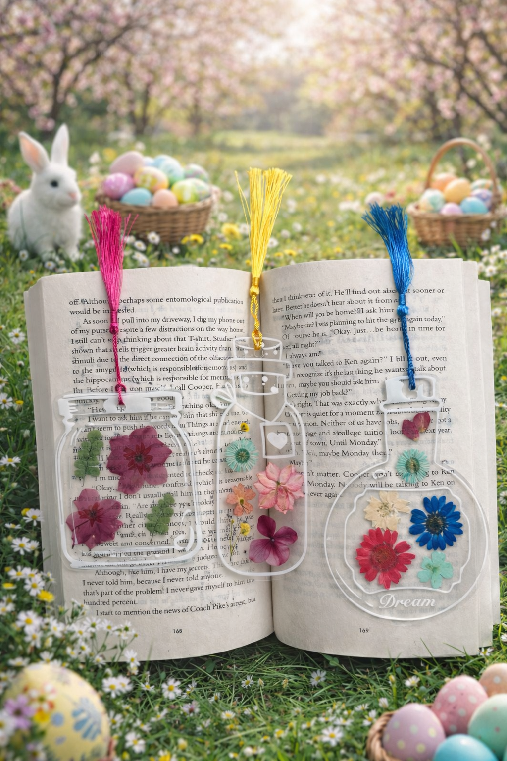 Pressed Flowers & Promises Bookmarks
