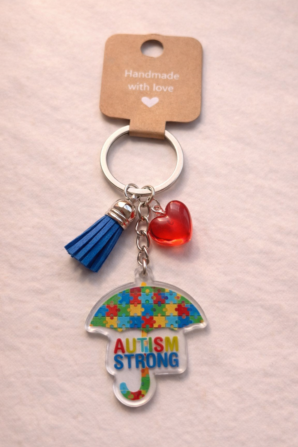 Colorful Hearts Keychains