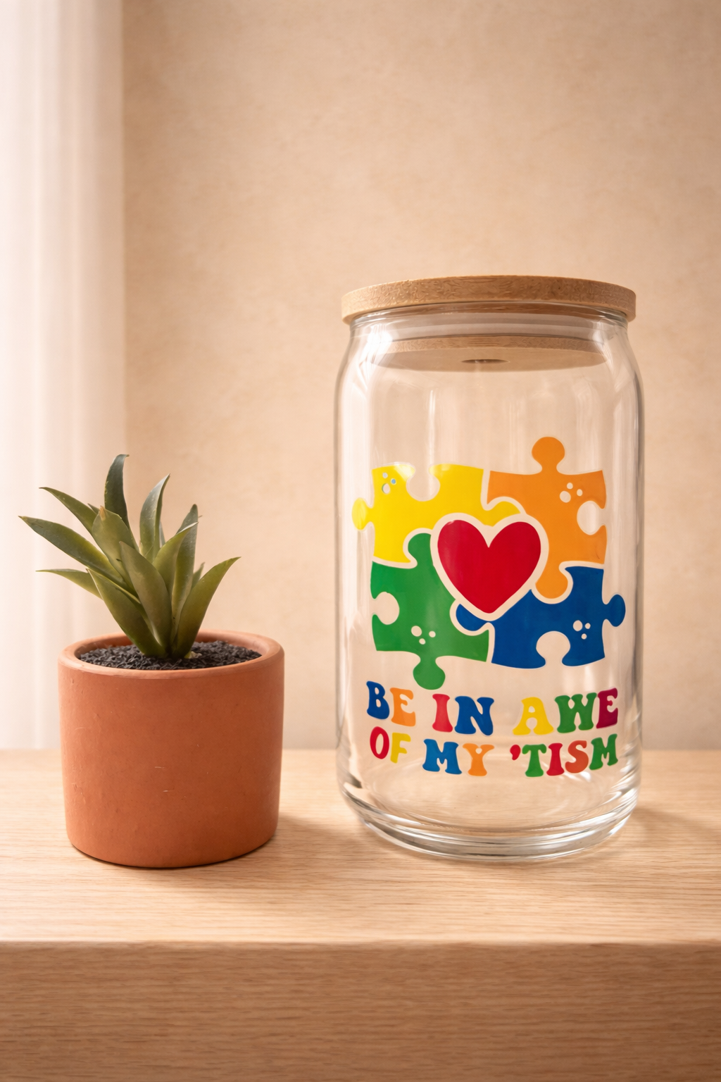 Different Is Beautiful Glass Cups