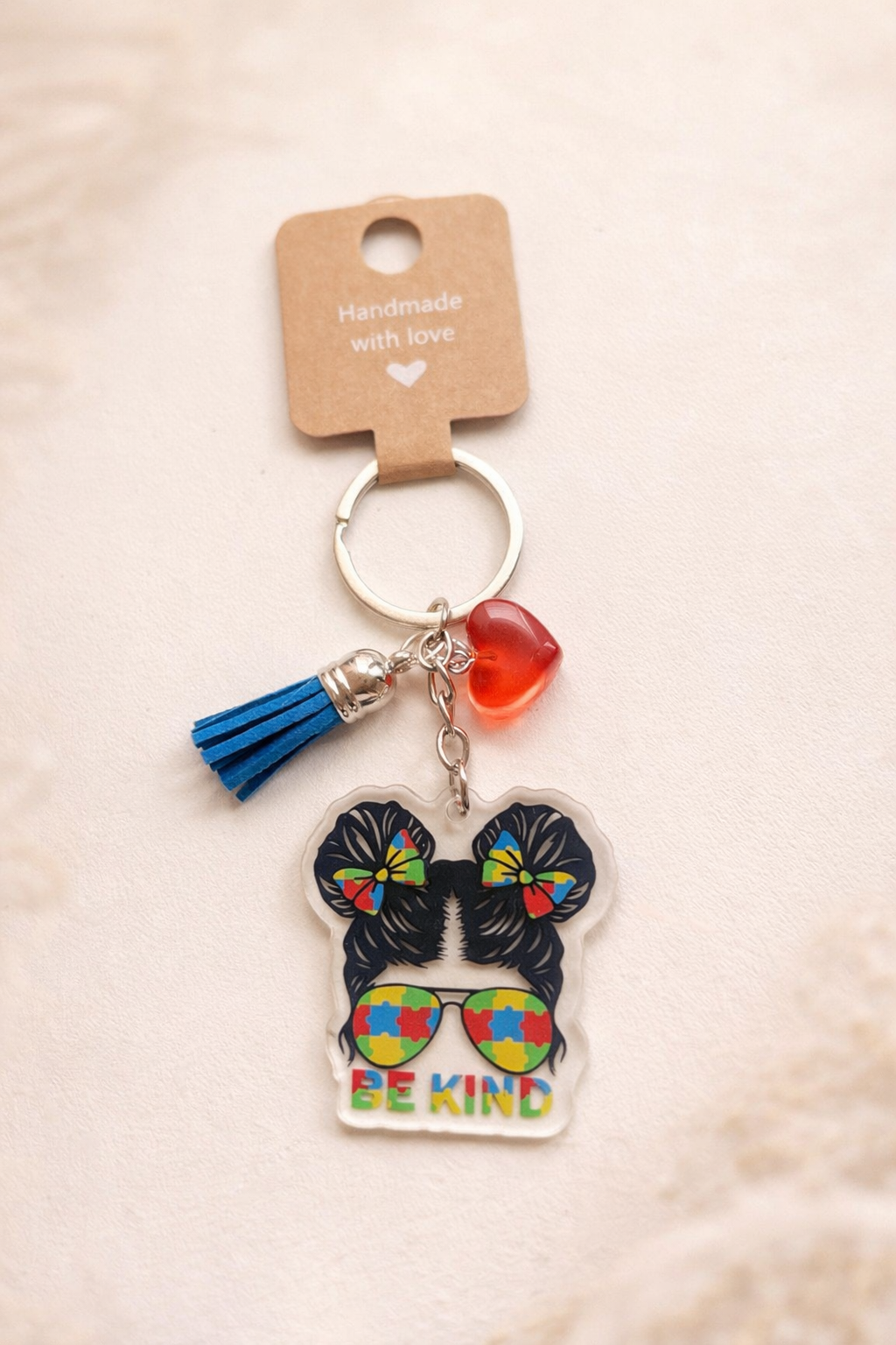 Colorful Hearts Keychains