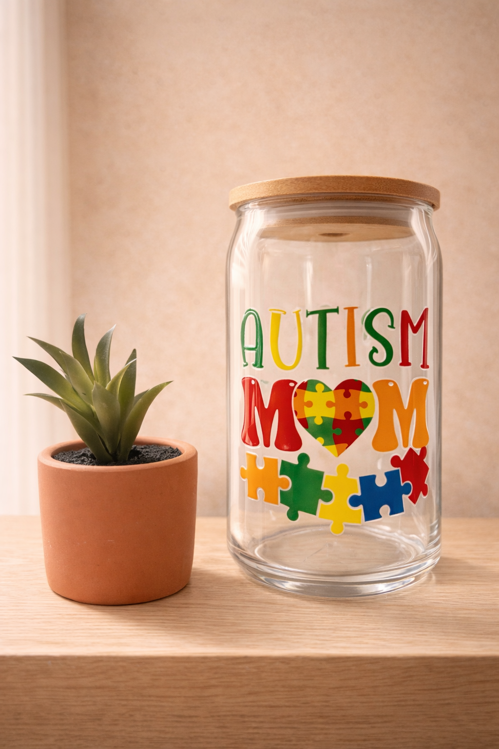 Different Is Beautiful Glass Cups