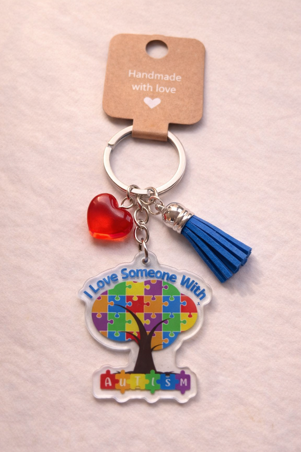 Colorful Hearts Keychains