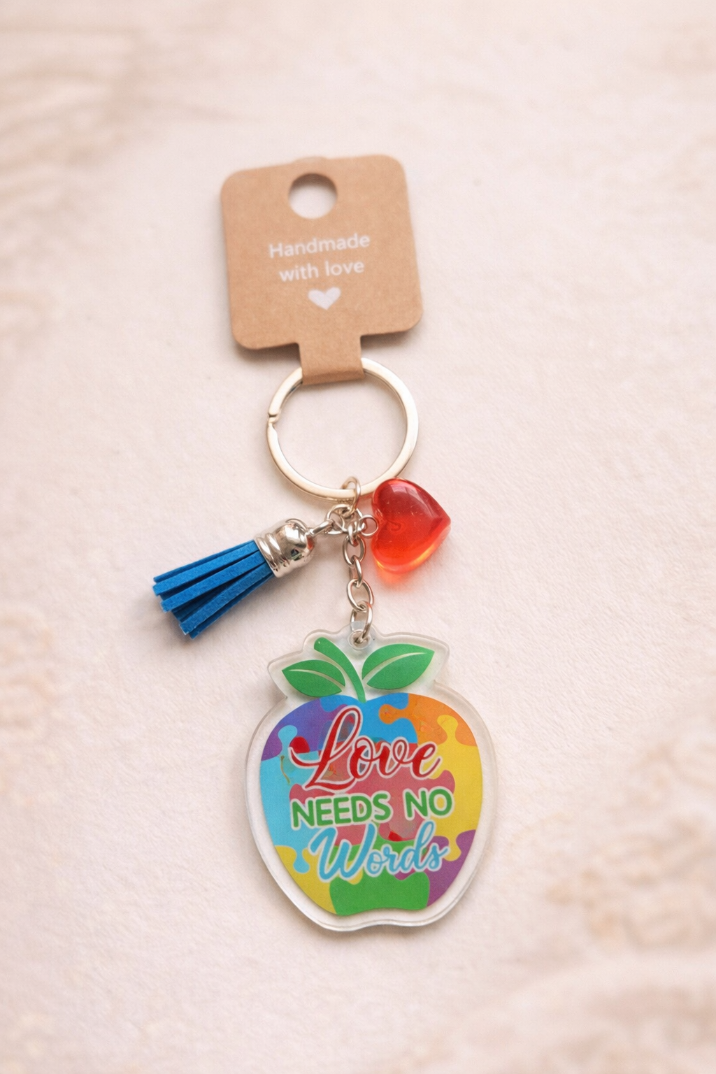 Colorful Hearts Keychains