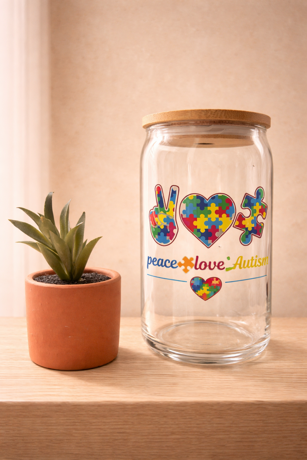 Different Is Beautiful Glass Cups