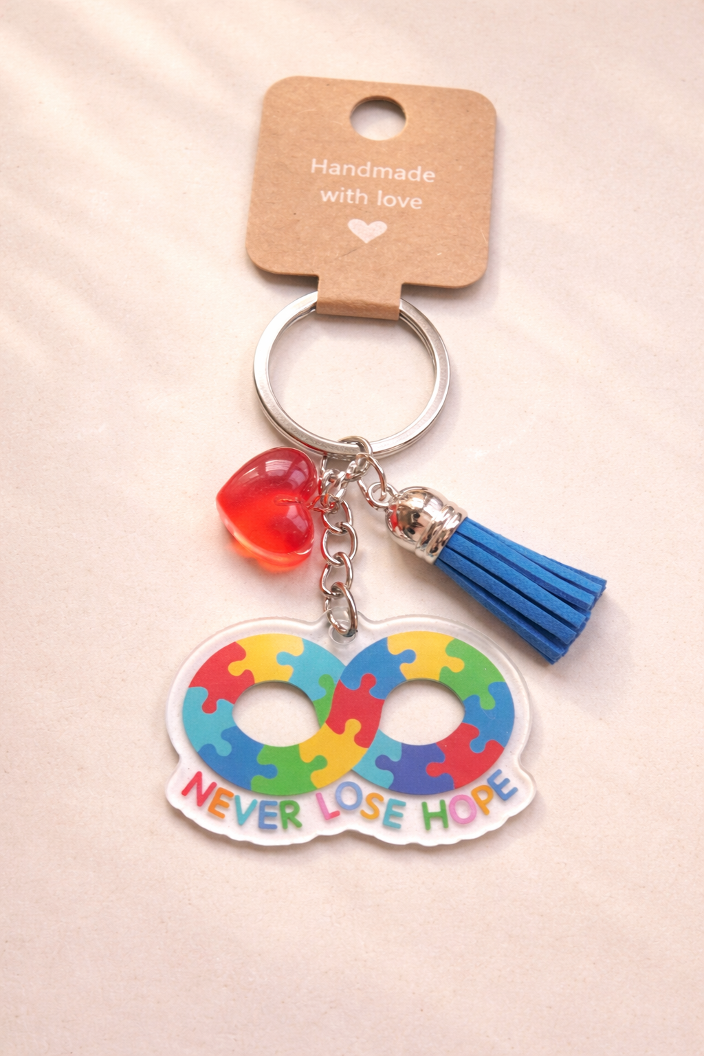 Colorful Hearts Keychains