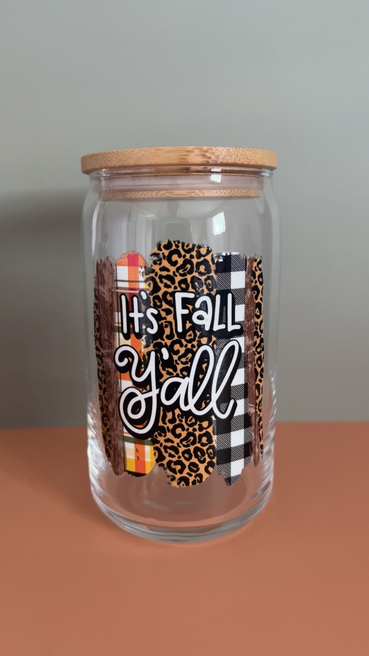 It's Fall Y'all Glass Cup