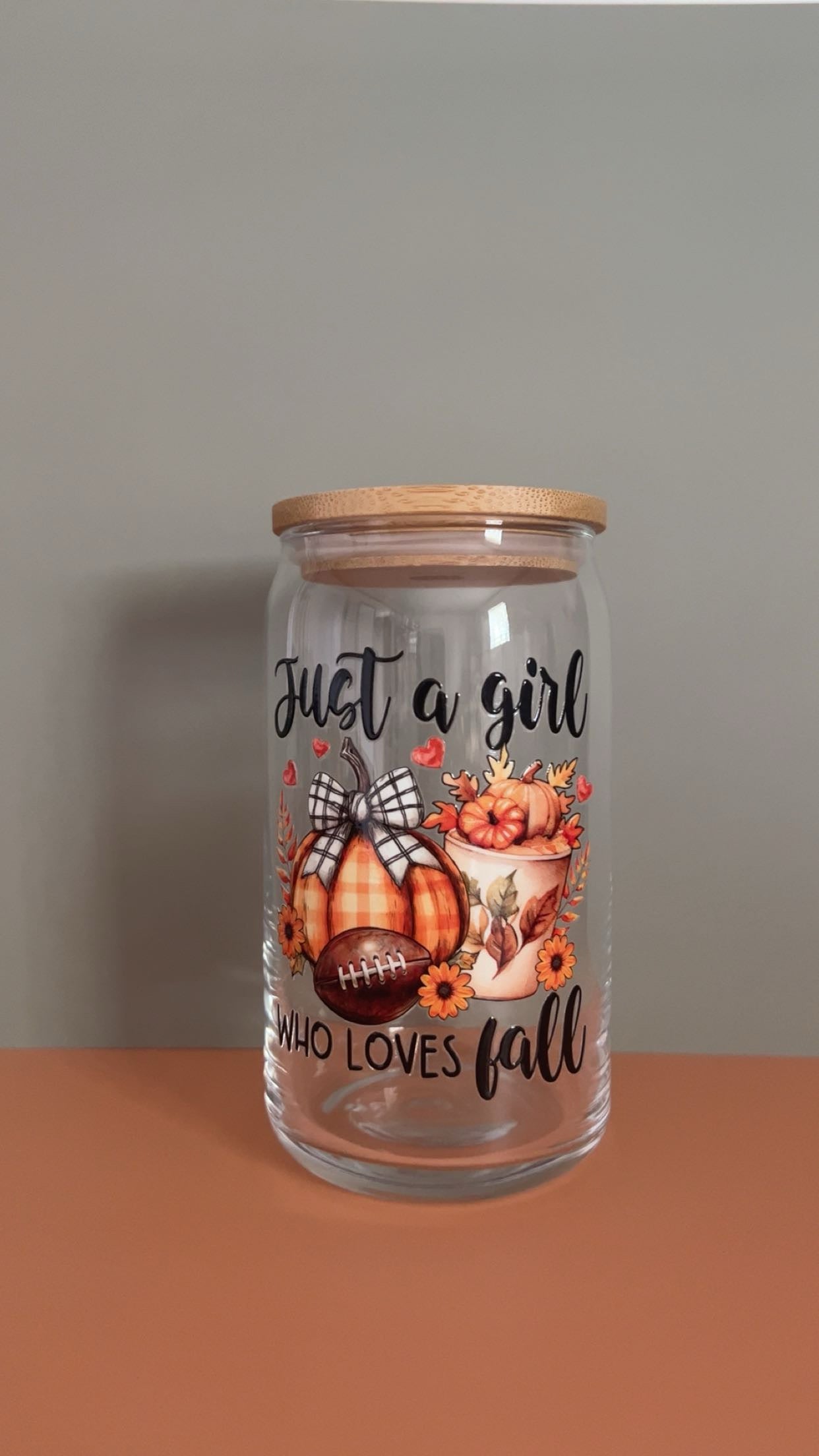 Just A Girl Who Loves Fall Sunflowers Glass Cups