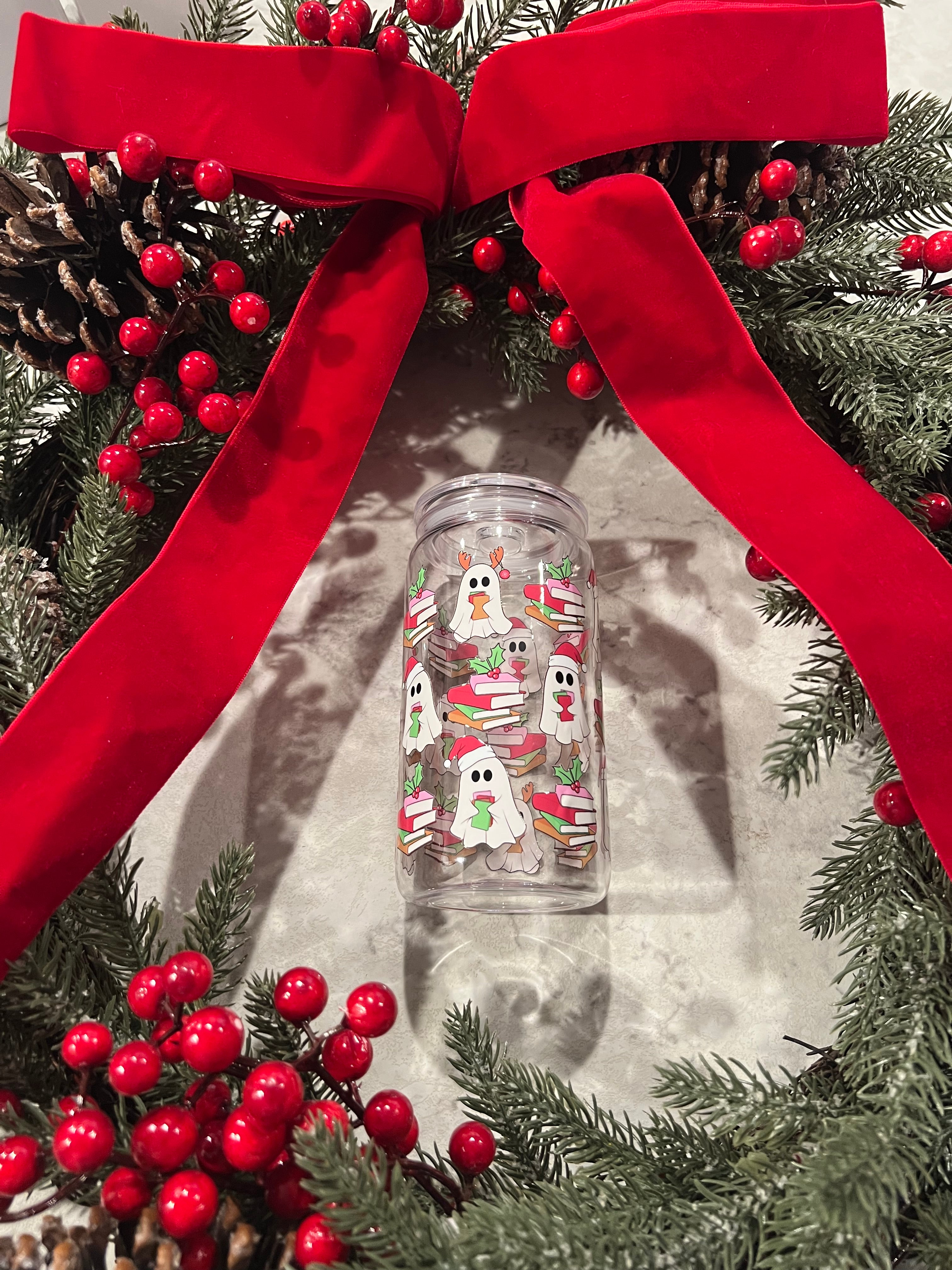 Reading Ghost Glass Cup