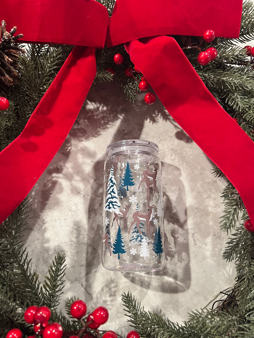 Enchanted Forrest Glass Cup