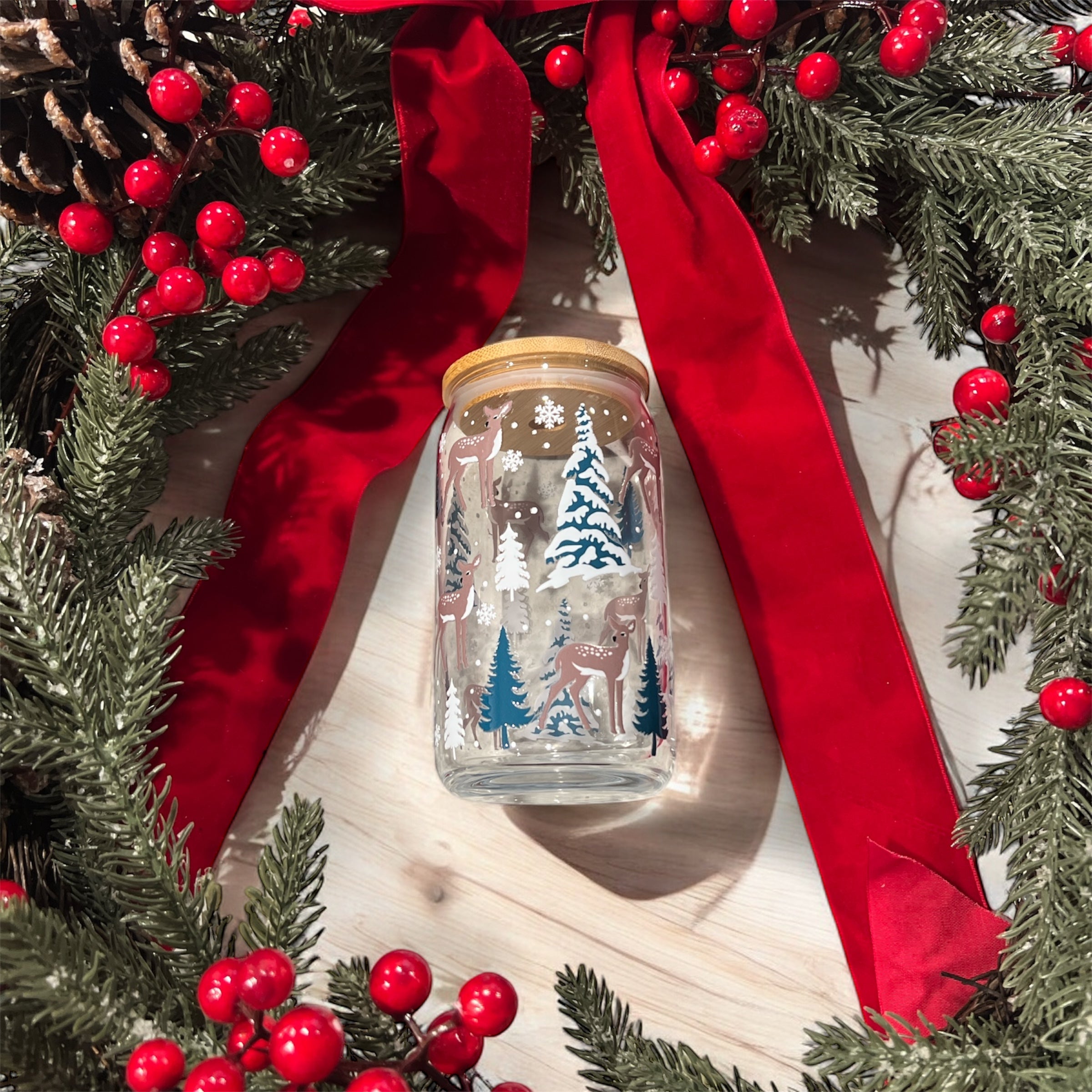 Enchanted Forrest Glass Cup