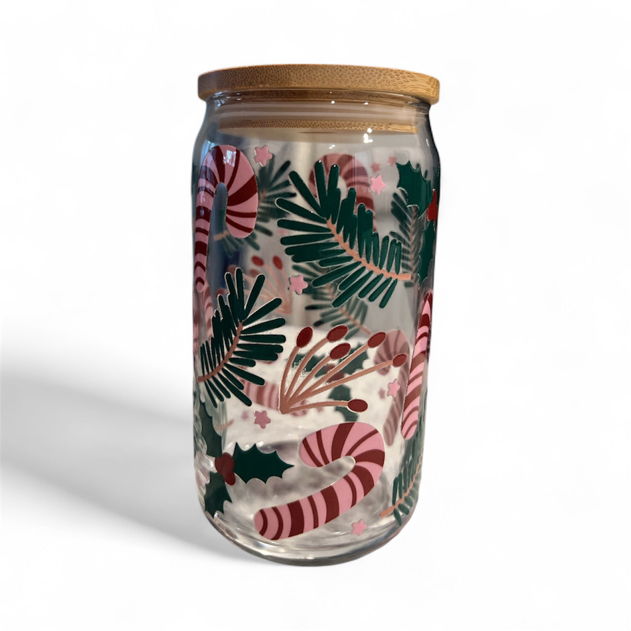 Under the Mistletoe Glass Cup