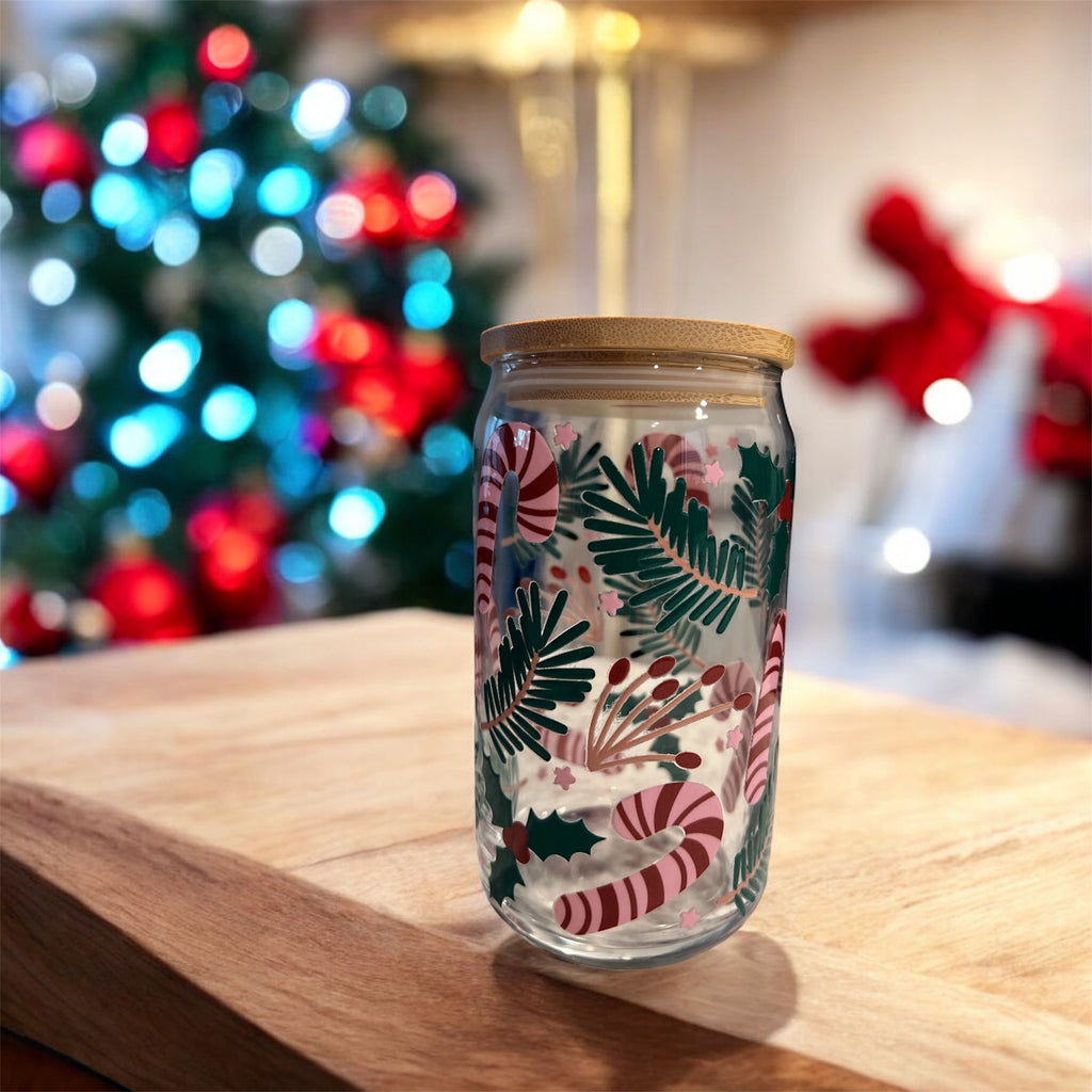 Under the Mistletoe Glass Cup