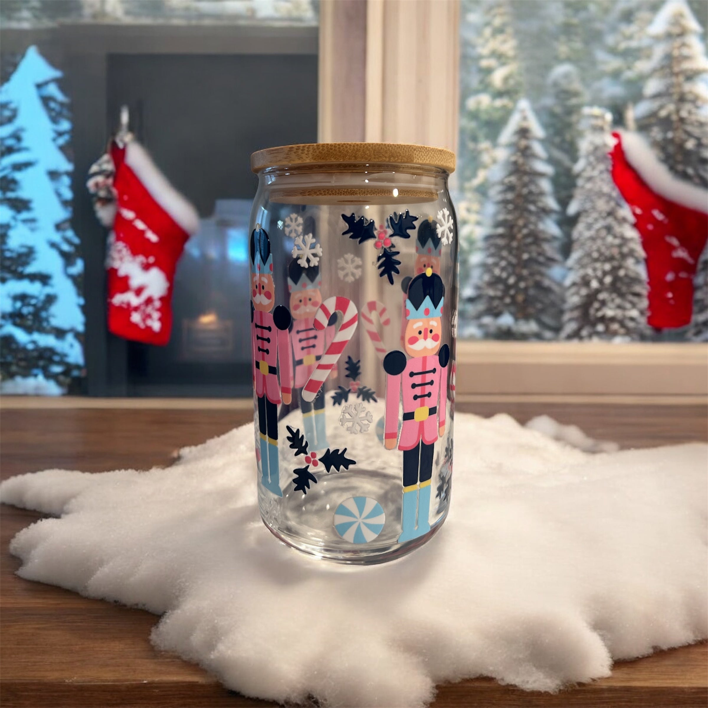 The Nutcracker Glass Cup