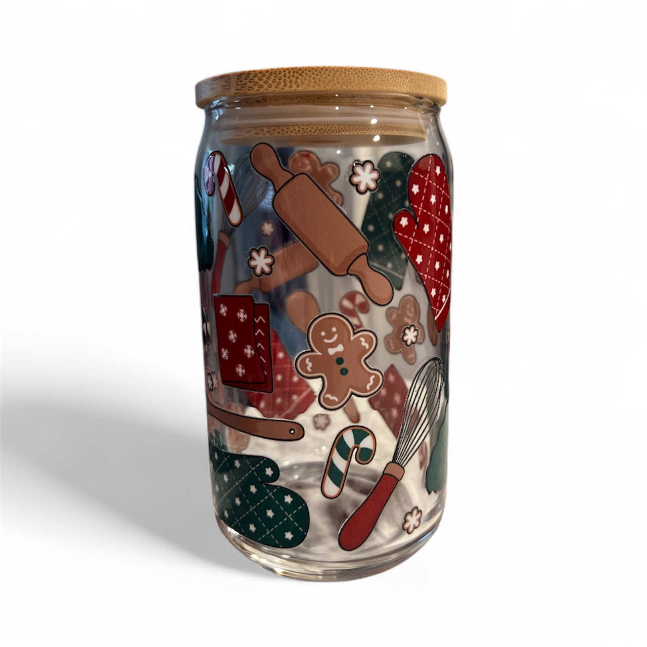 Gingerbread Dreams Glass Cup