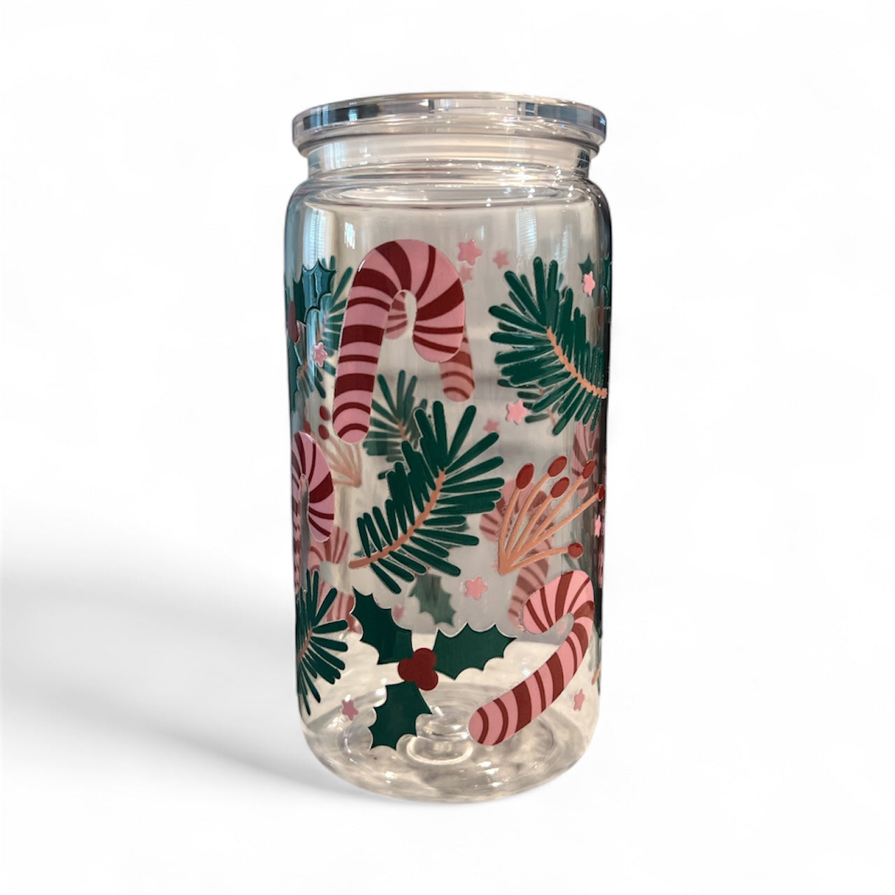 Under the Mistletoe Glass Cup