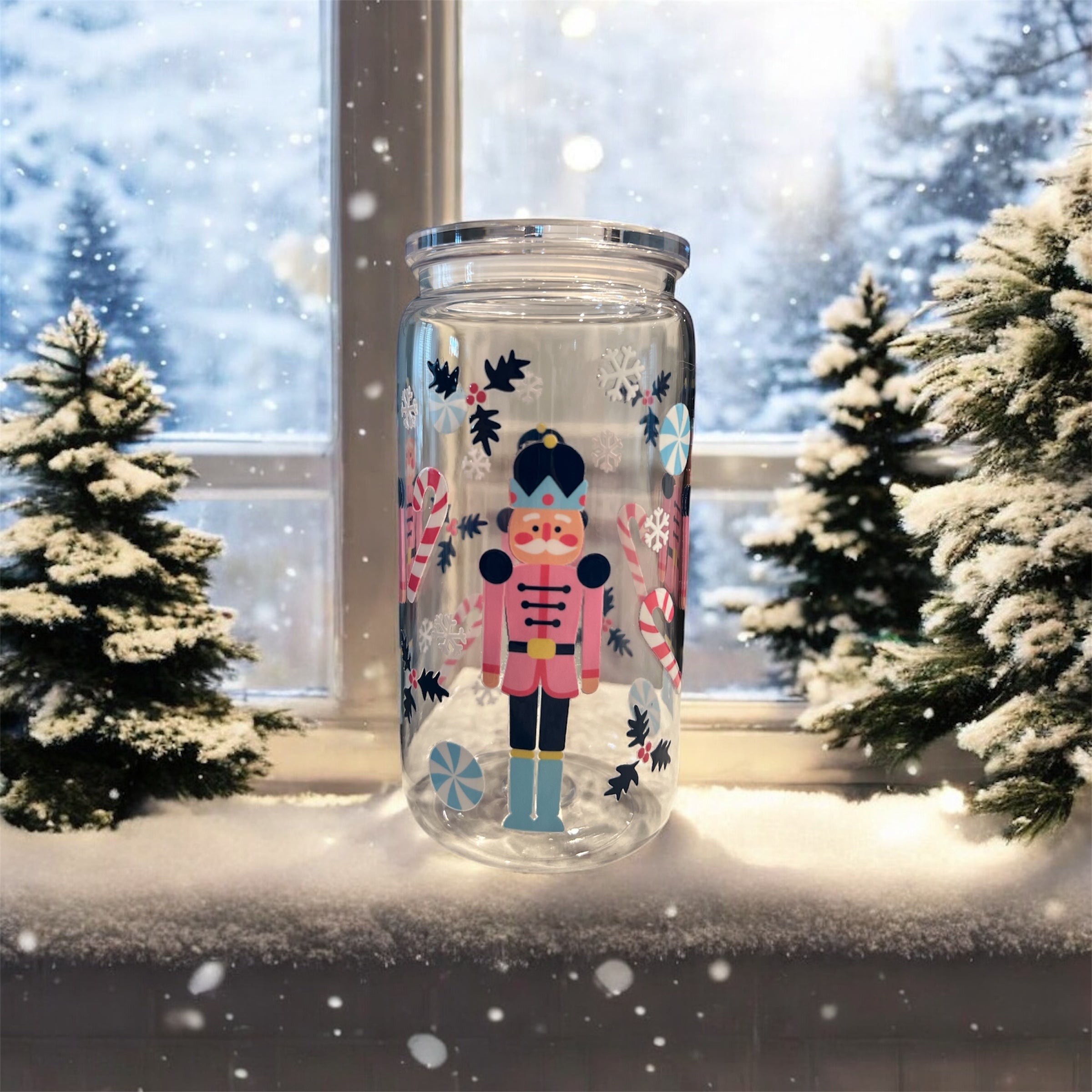 The Nutcracker Glass Cup