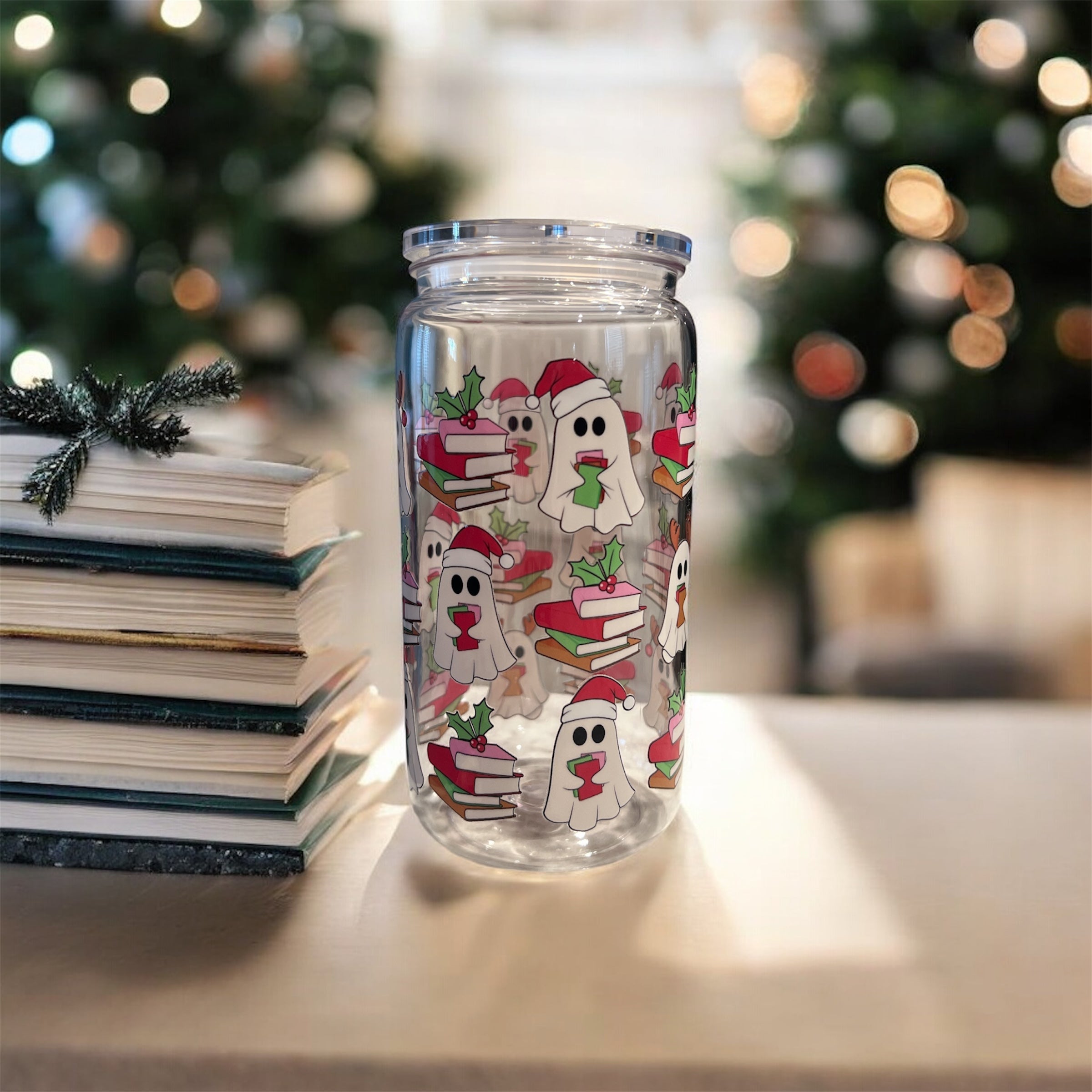 Reading Ghost Glass Cup