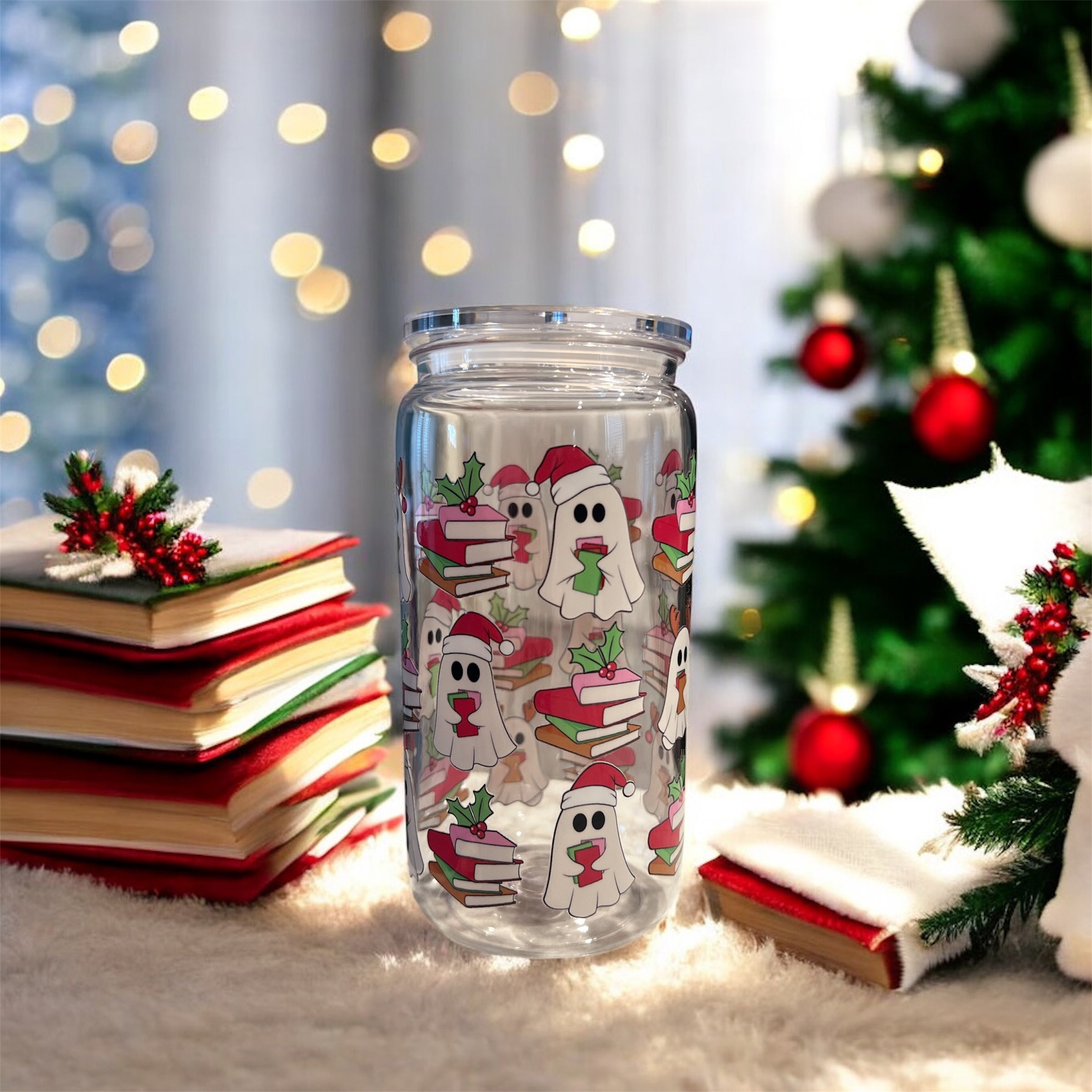 Reading Ghost Glass Cup