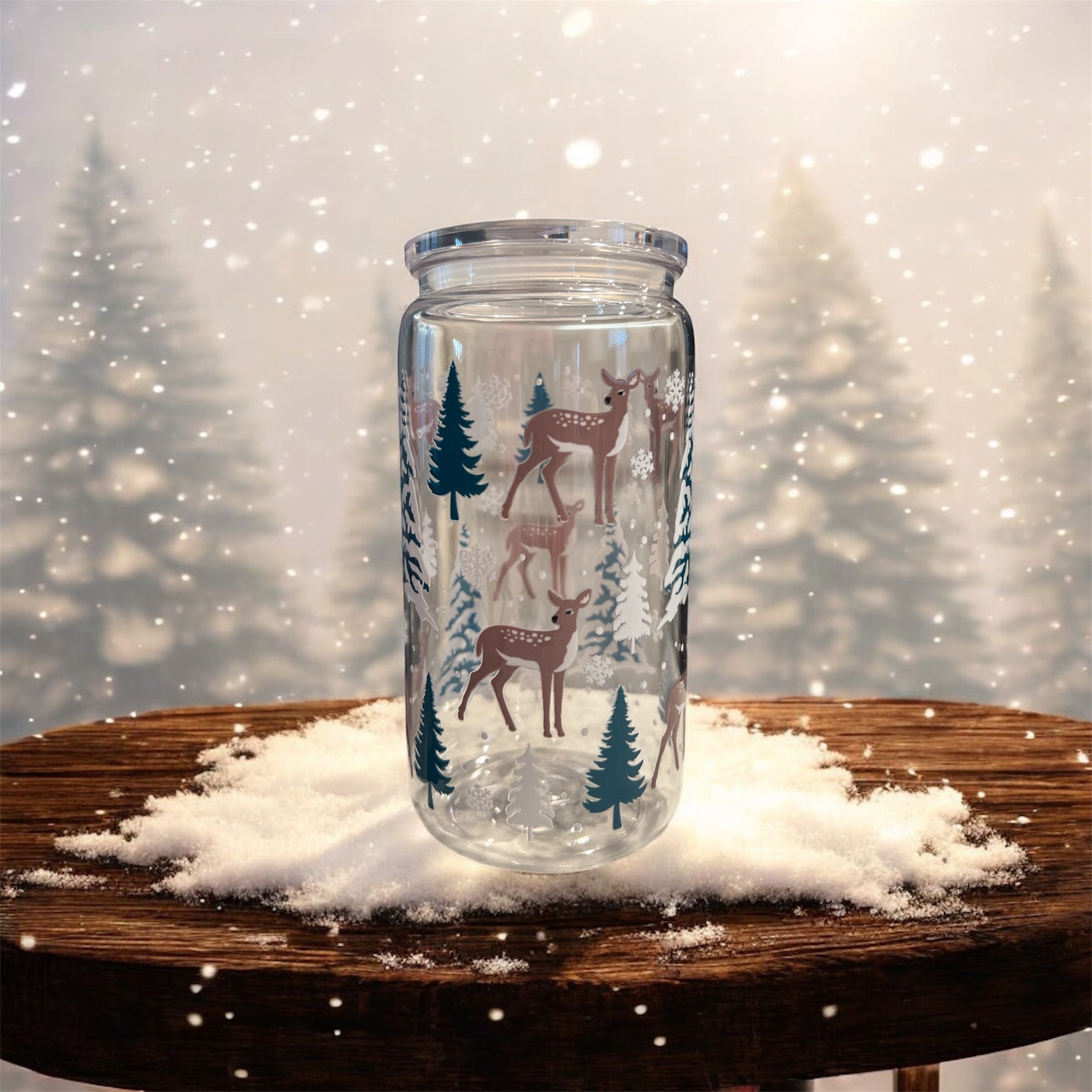 Enchanted Forrest Glass Cup