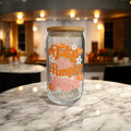 Take Me To The Pumpkin Patch Glass Cup