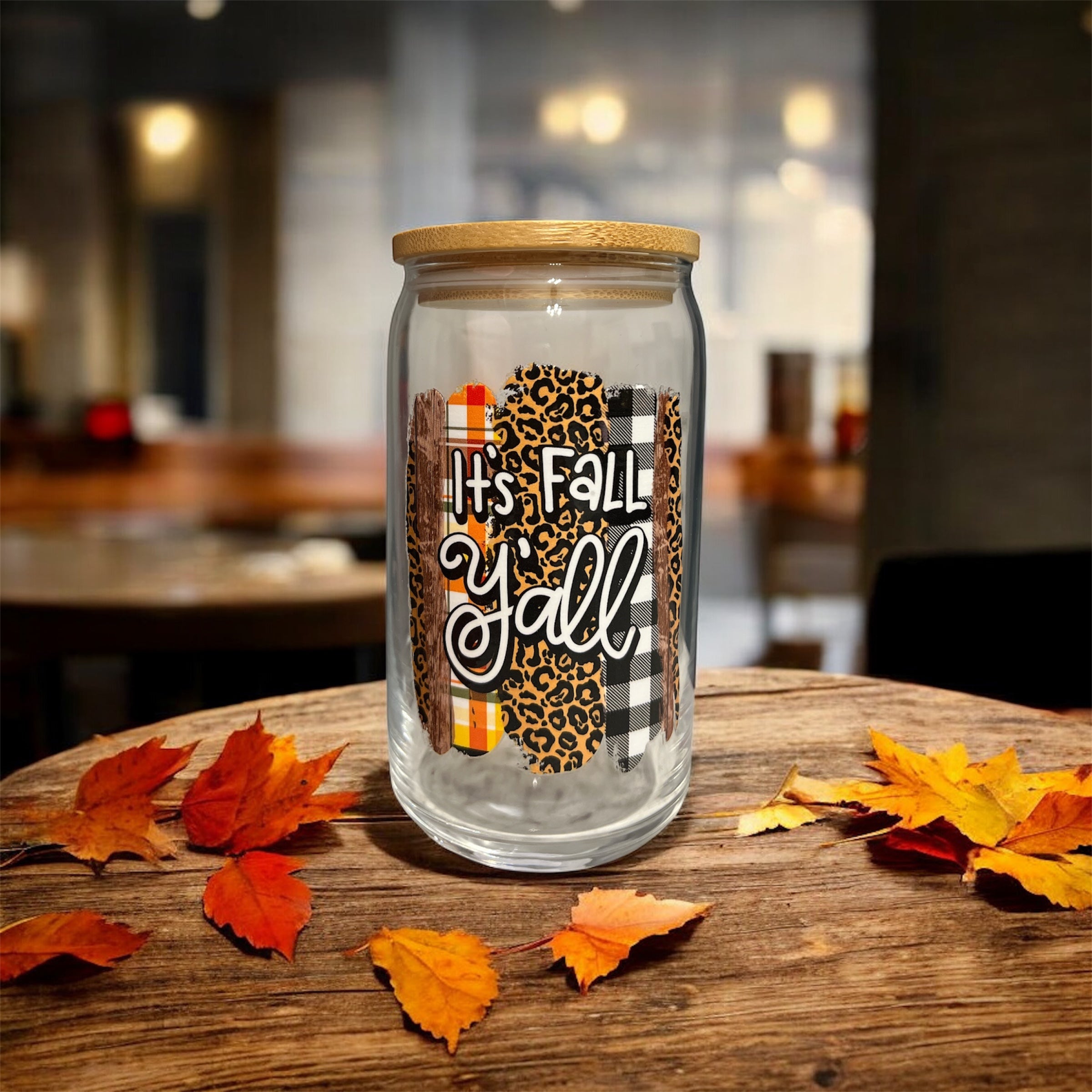 It's Fall Y'all Glass Cup