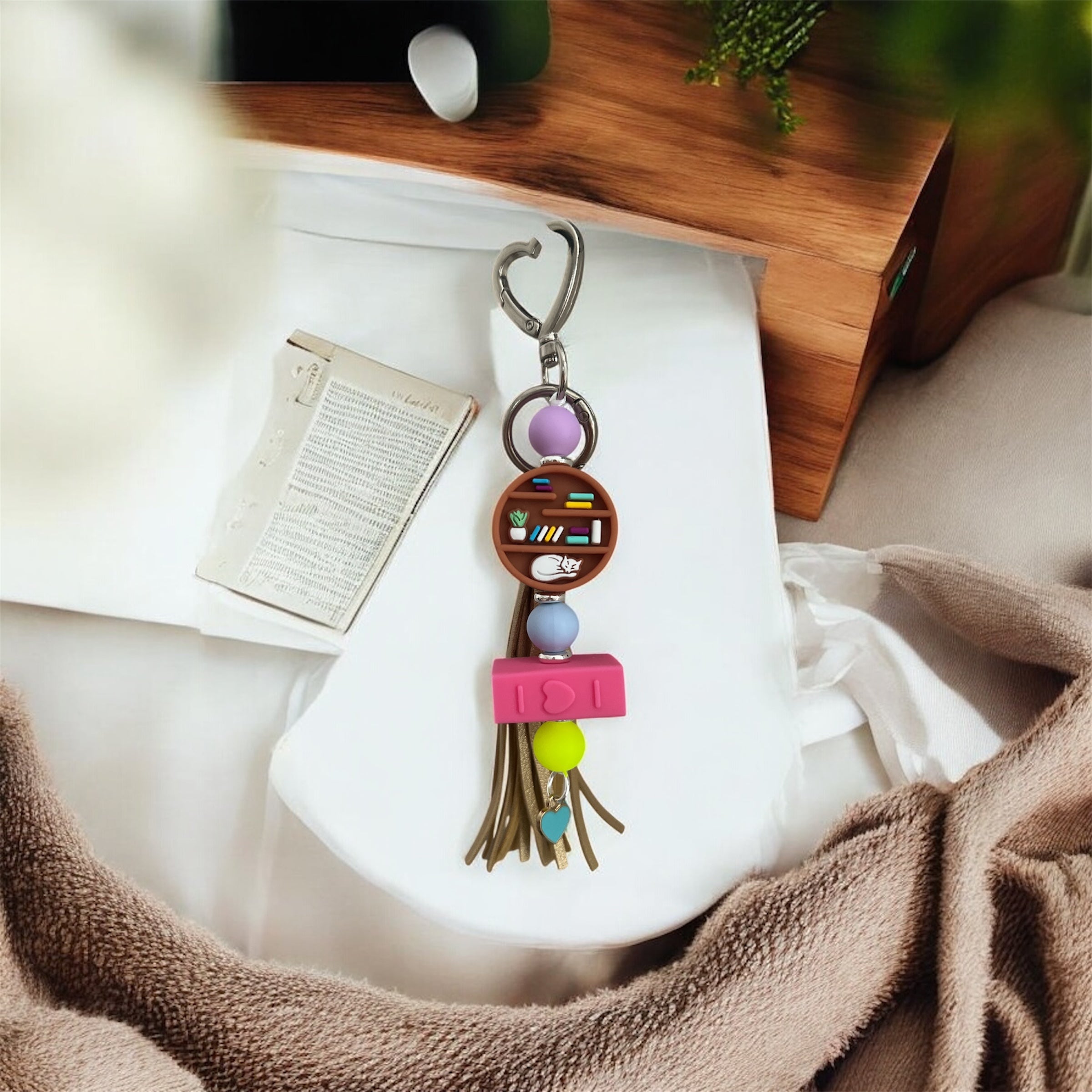 Literary Love Keychains