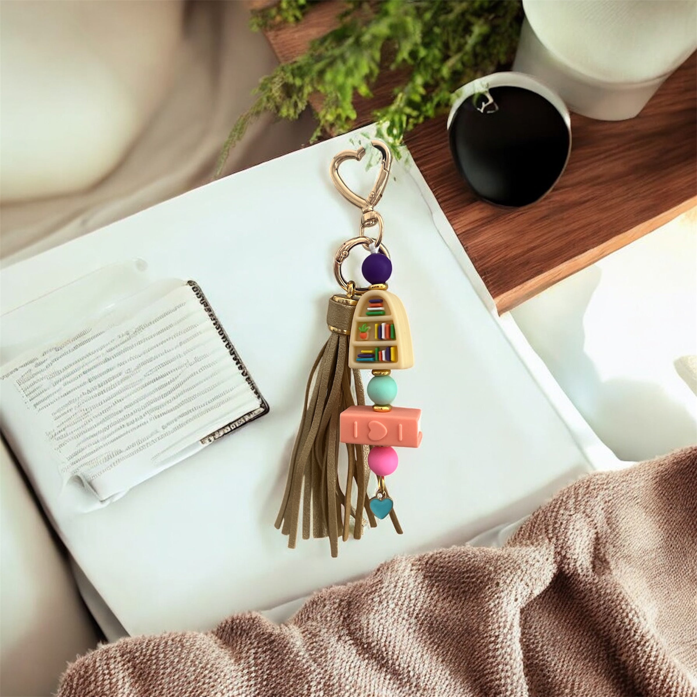 Literary Love Keychains