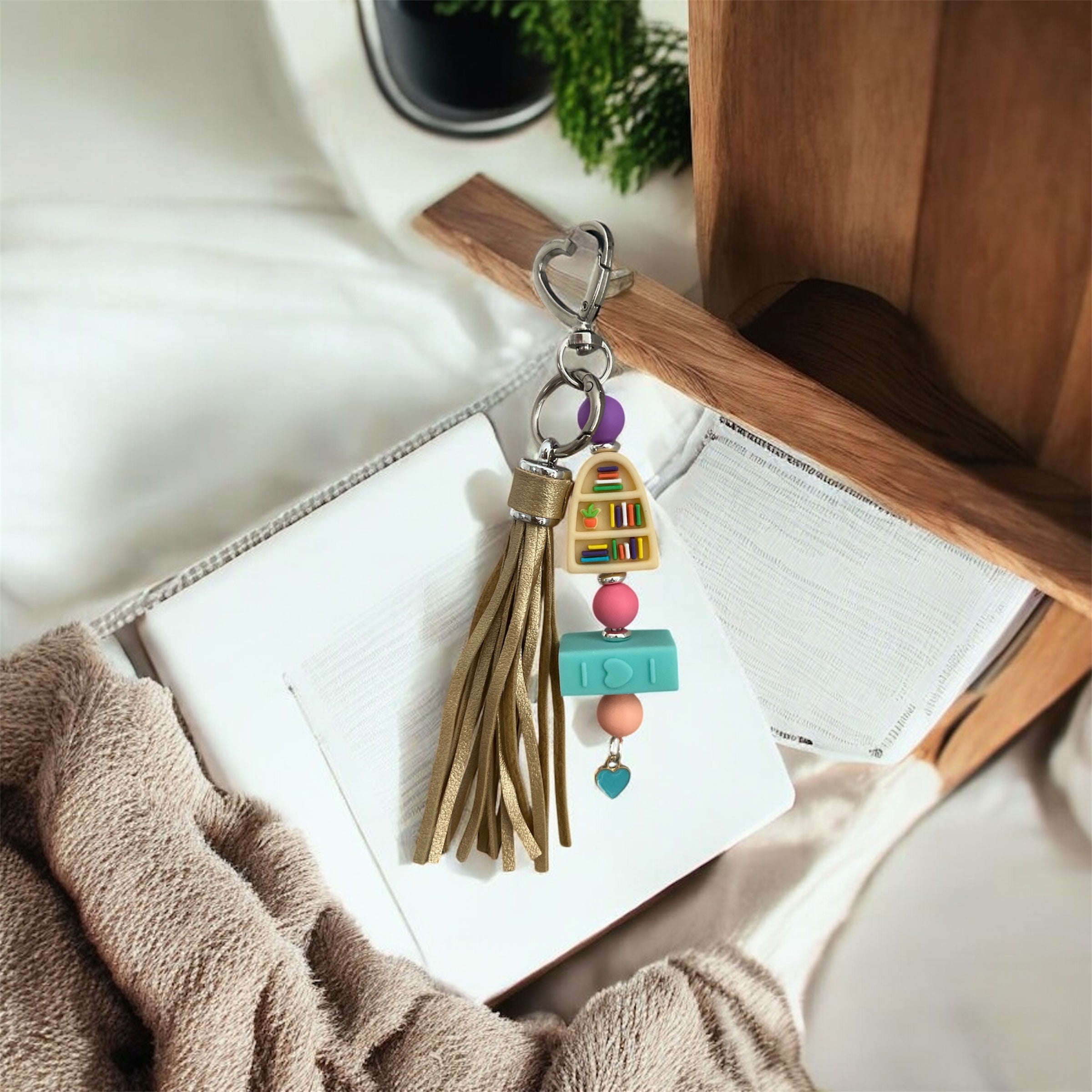 Literary Love Keychains