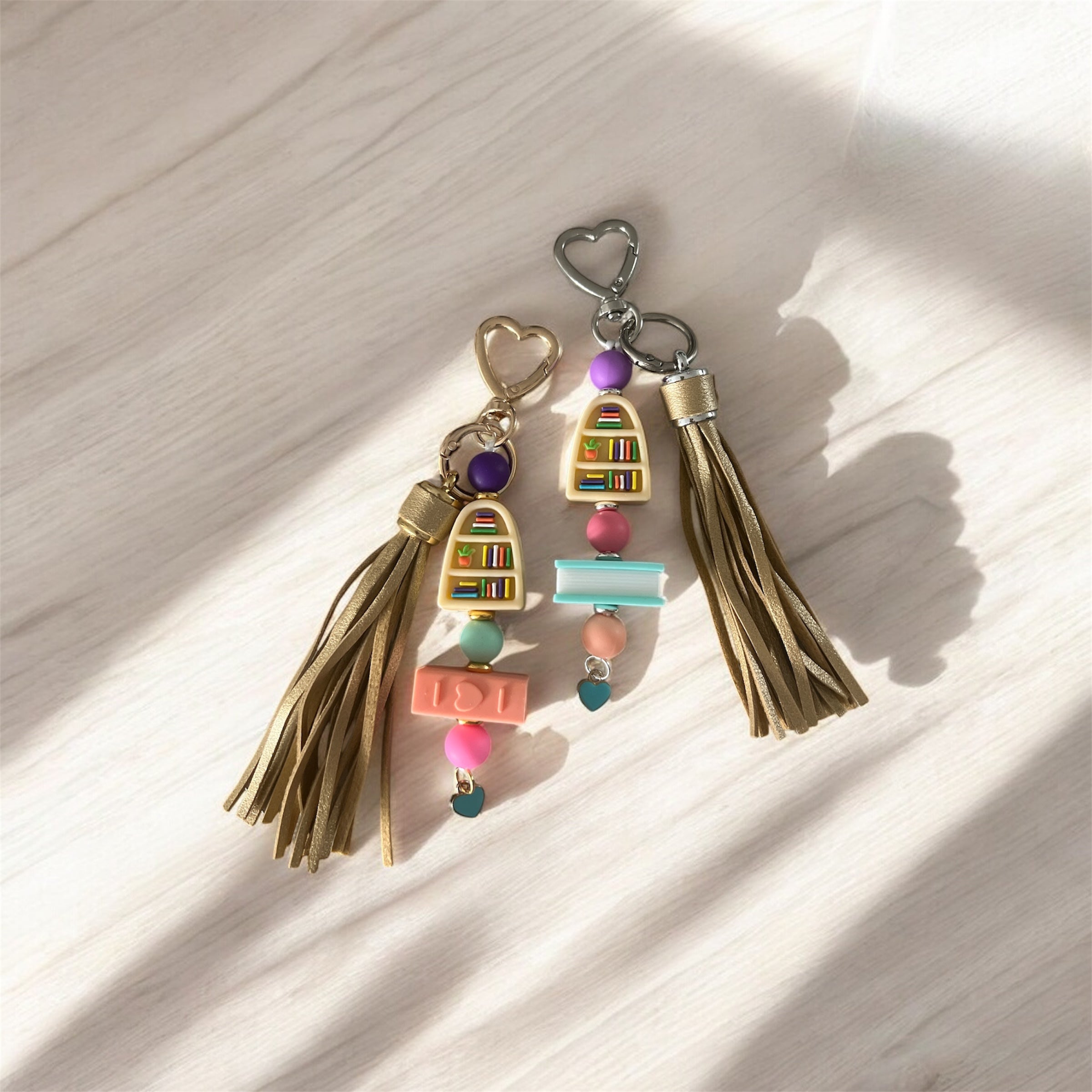 Literary Love Keychains