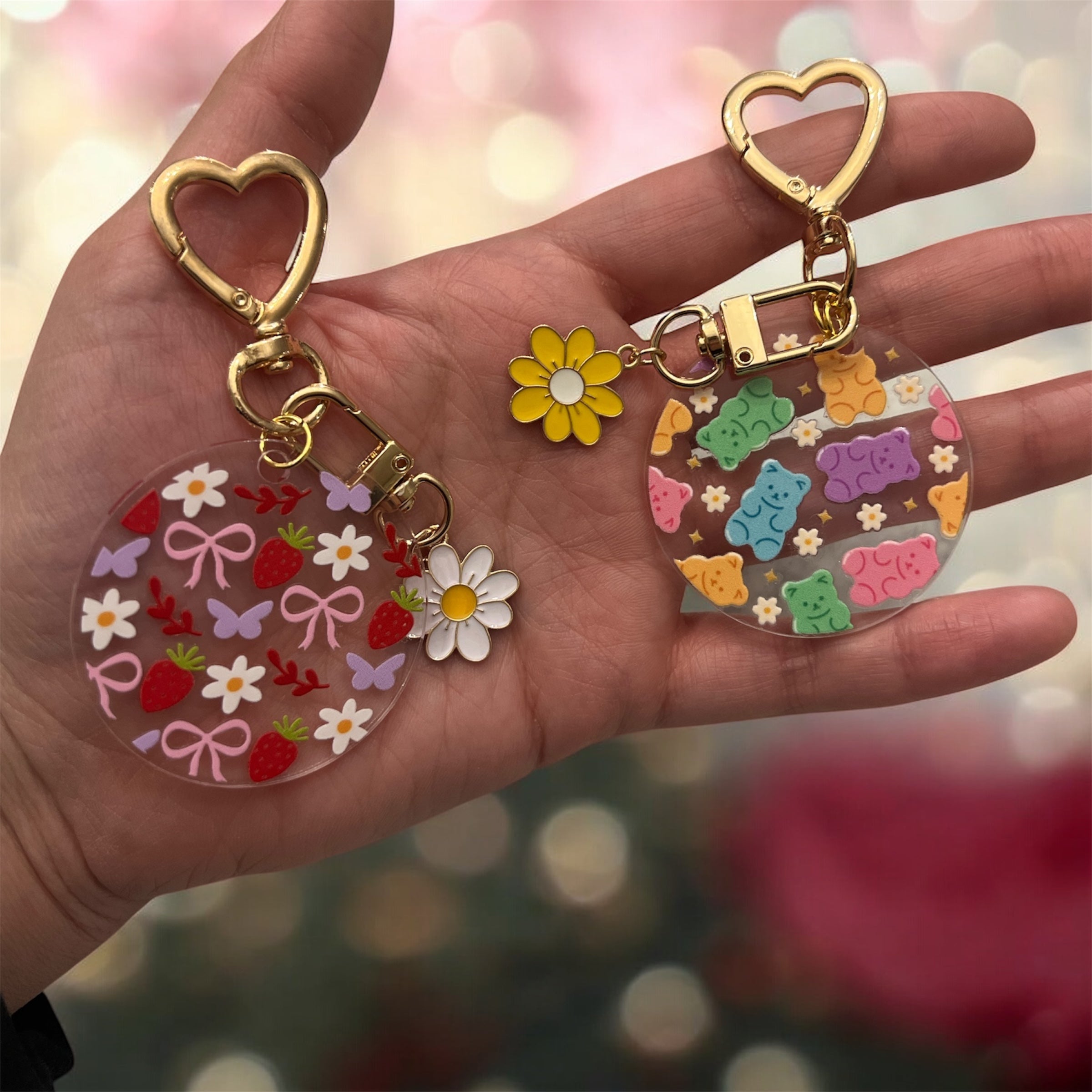 'Loved Beyond Measure' Acrylic Keychains