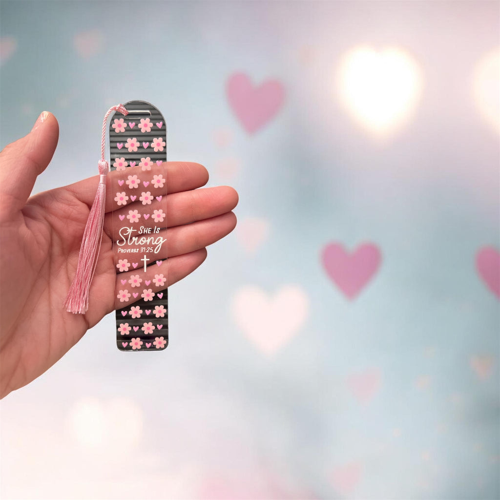 'Grace & Love' Acrylic Bookmarks