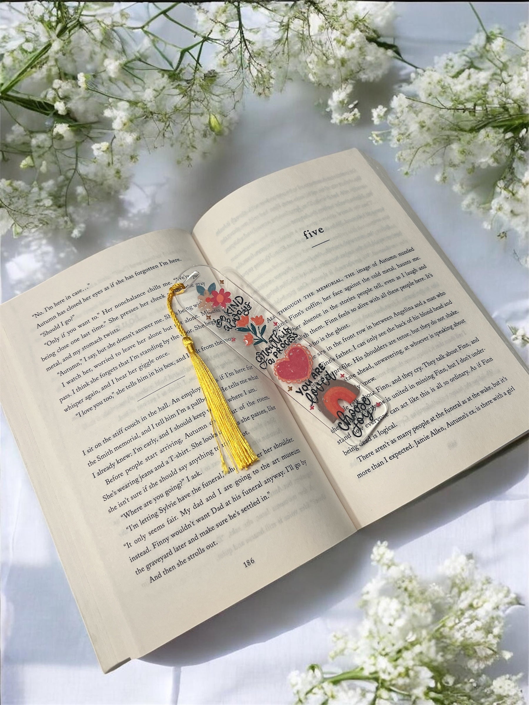 'Grace & Love' Acrylic Bookmarks