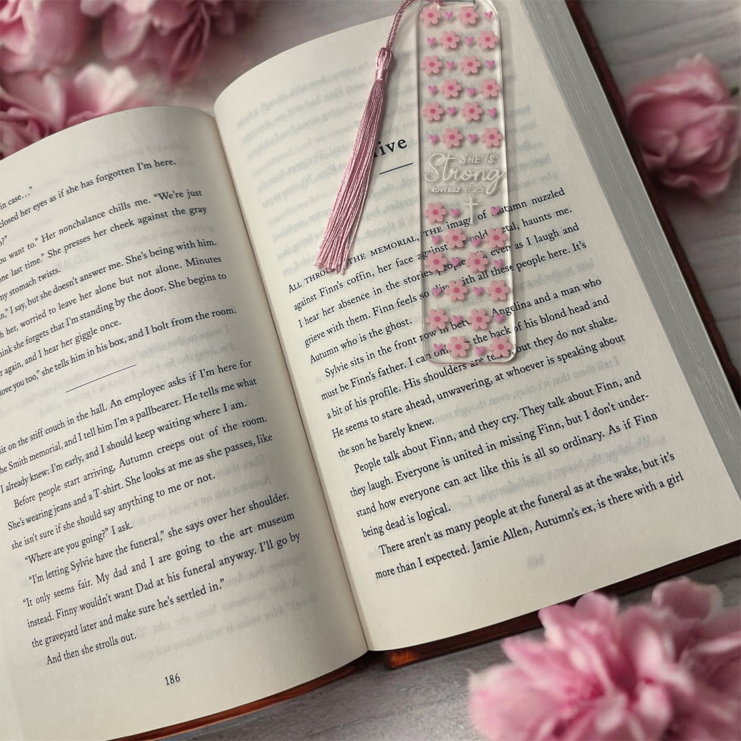 'Grace & Love' Acrylic Bookmarks