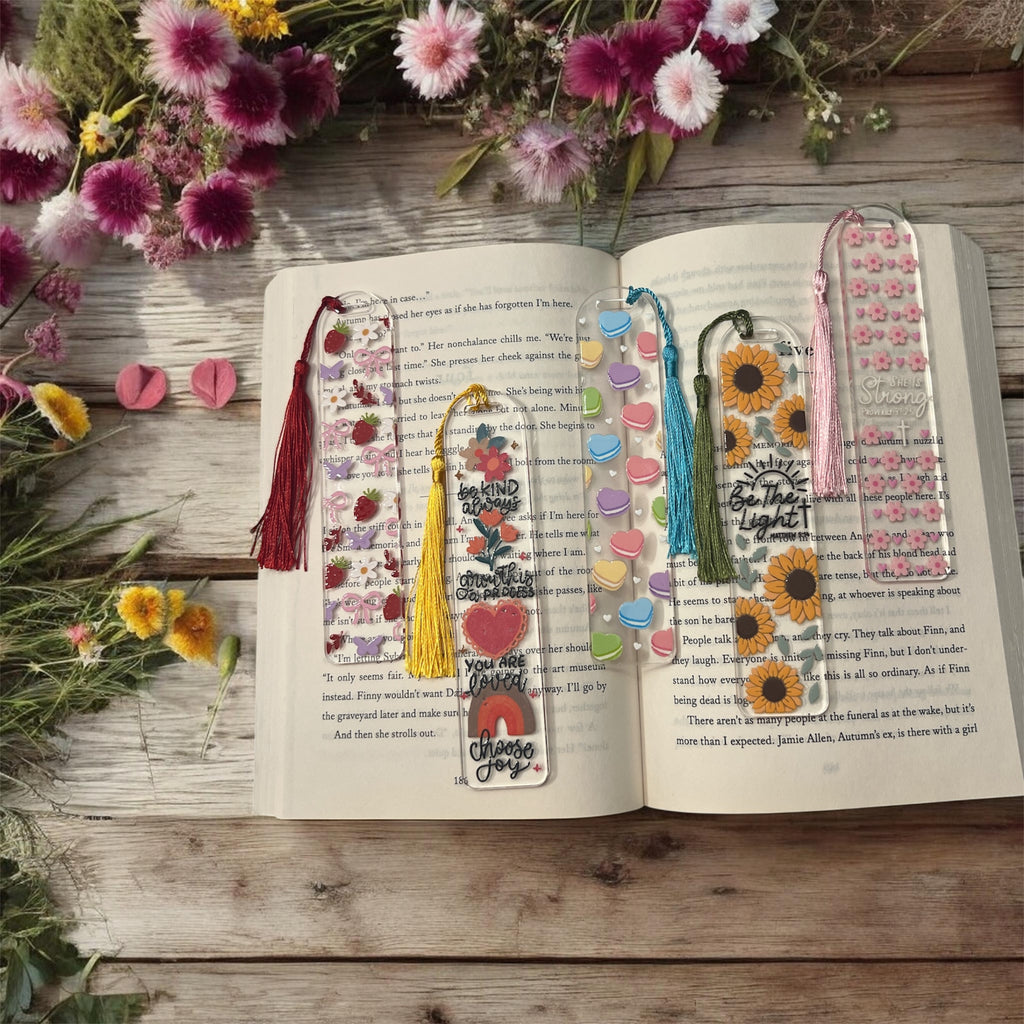 'Grace & Love' Acrylic Bookmarks