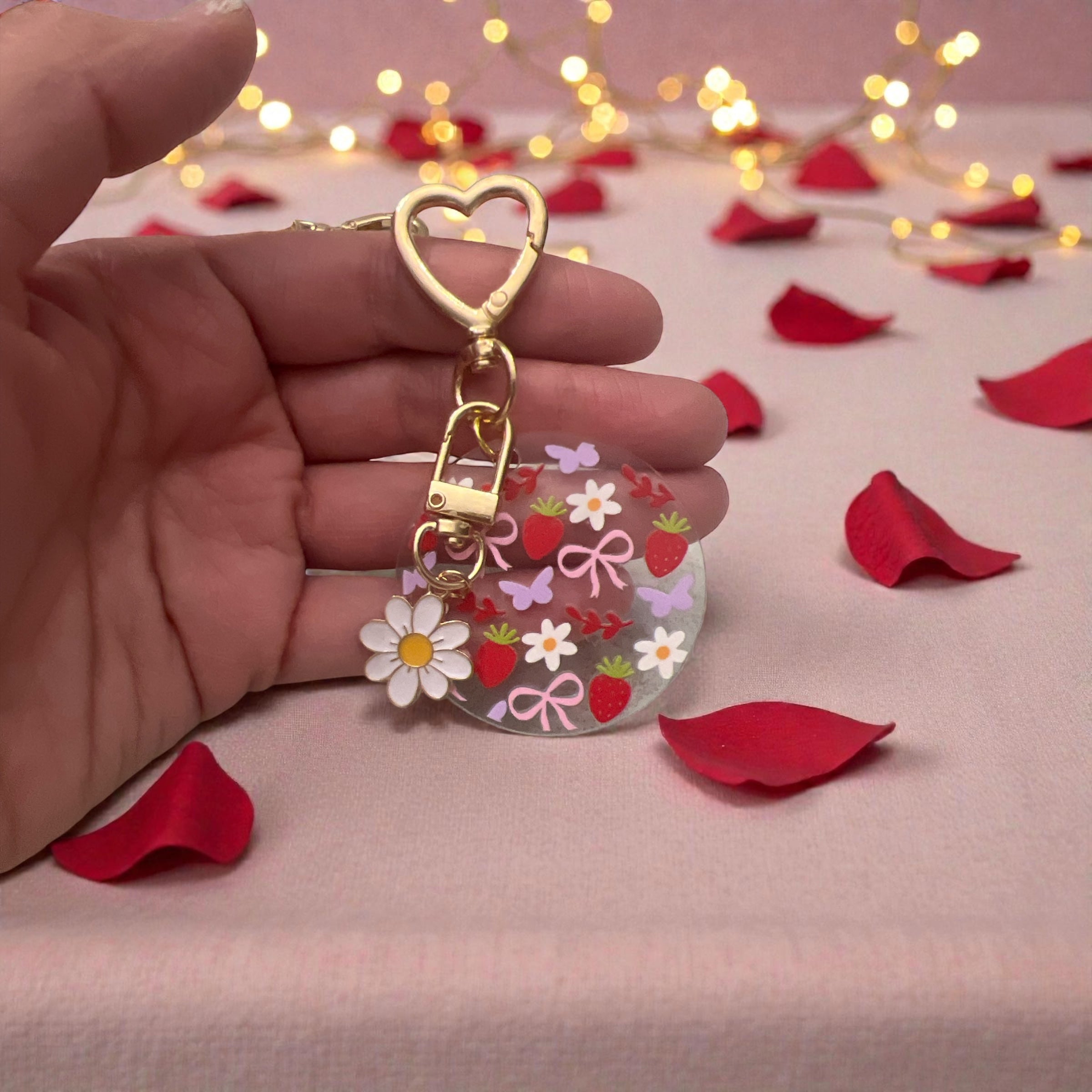 'Loved Beyond Measure' Acrylic Keychains